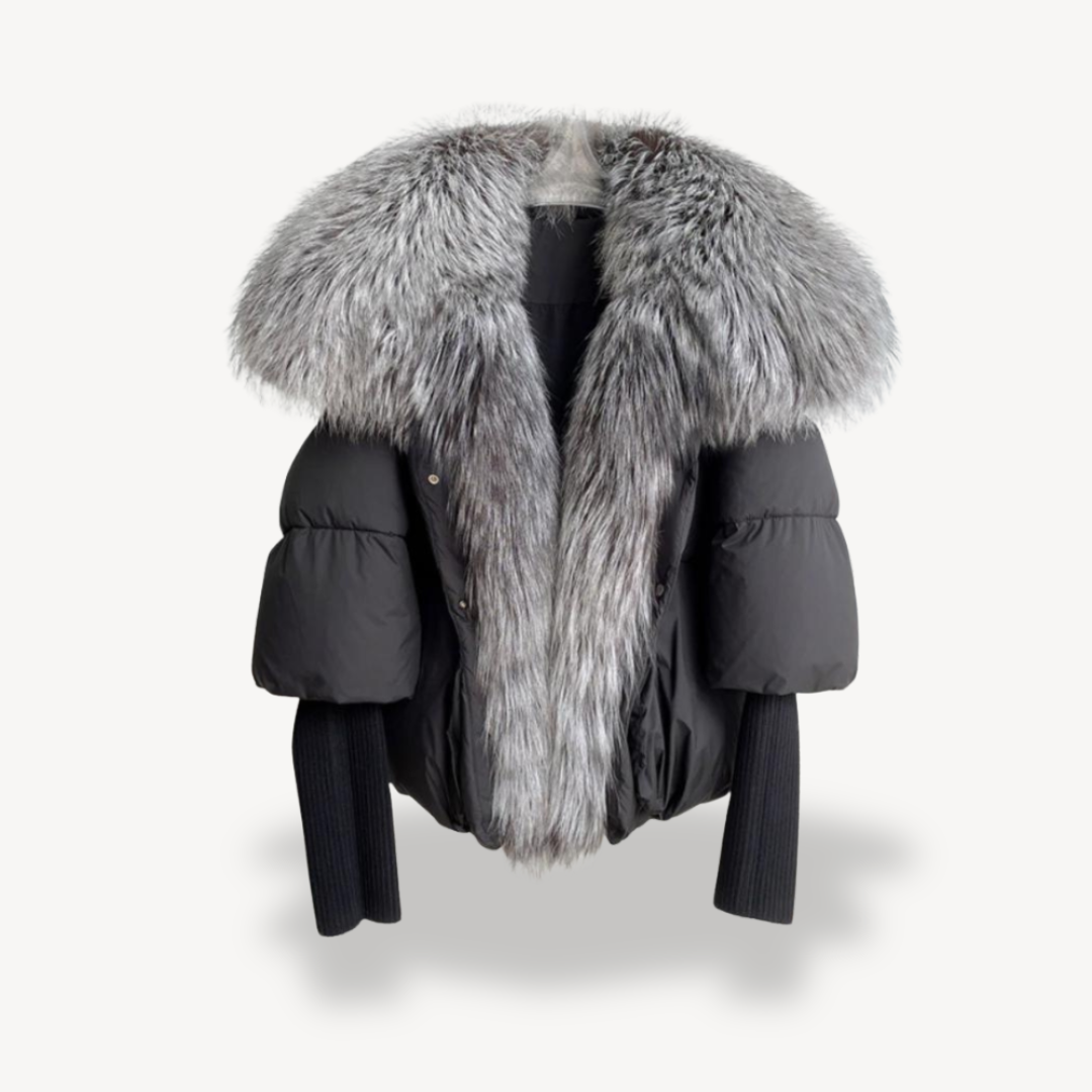 Heidi-Mode | Damen Kunstpelz Pufferjacke