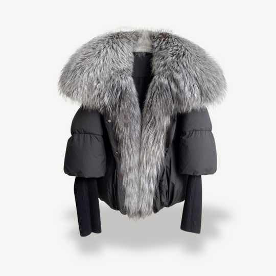 Heidi-Mode | Damen Kunstpelz Pufferjacke