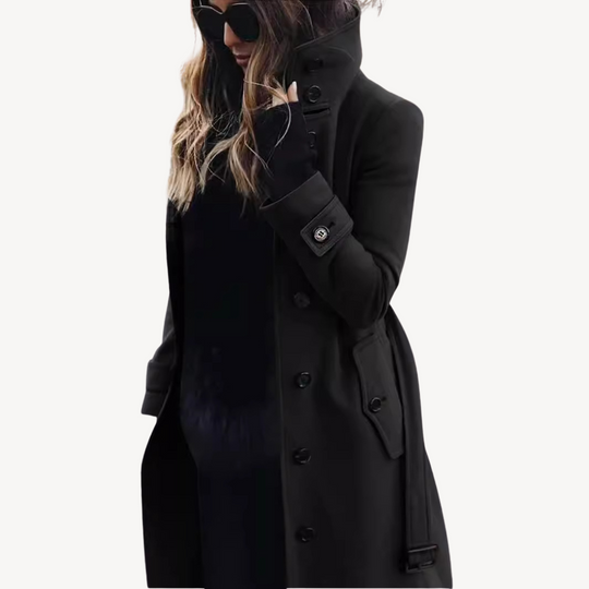 Heidi-Mode | Damen Wollmischung Trenchcoat