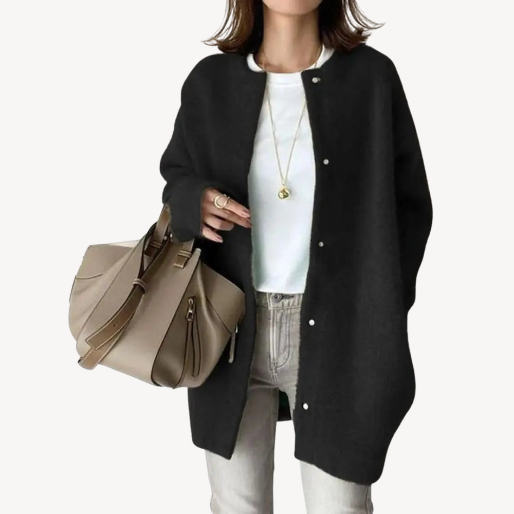 Heidi-Mode | Button-Down Wollcardigan für Damen