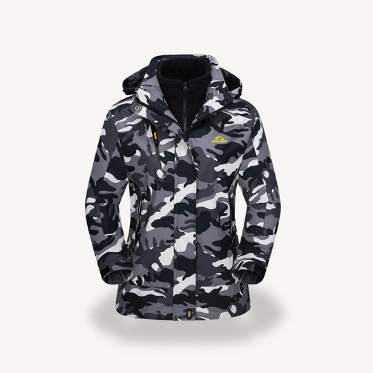 Heidi-Mode | Damen 3-In-1 Wasserdichte Skijacke