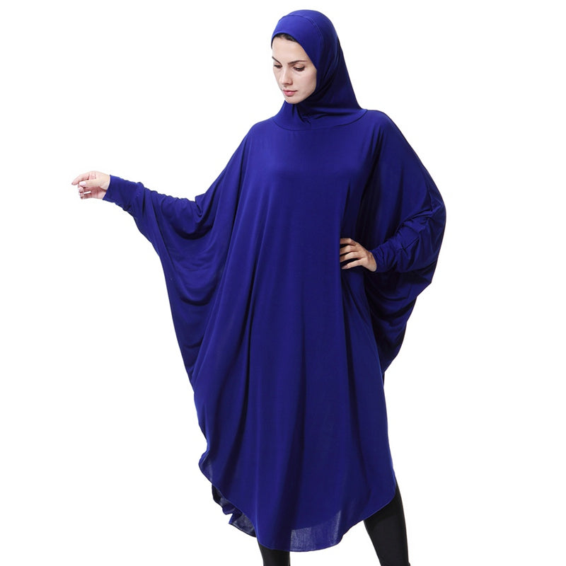 Heidi-Mode | Mikrofaser Lange Bön Jilbab mit Ärmeln für Arabische Frauen