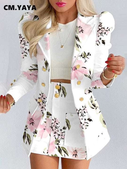 Heidi-Mode | 2-Teiliges Set Blazer + Rock