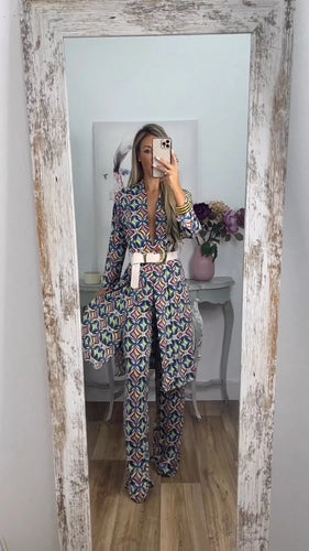 Neu eingetroffener, bequemer Jumpsuit mit abstraktem Print für Damen