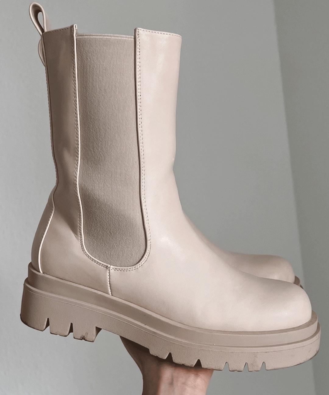 Boots Long Beige