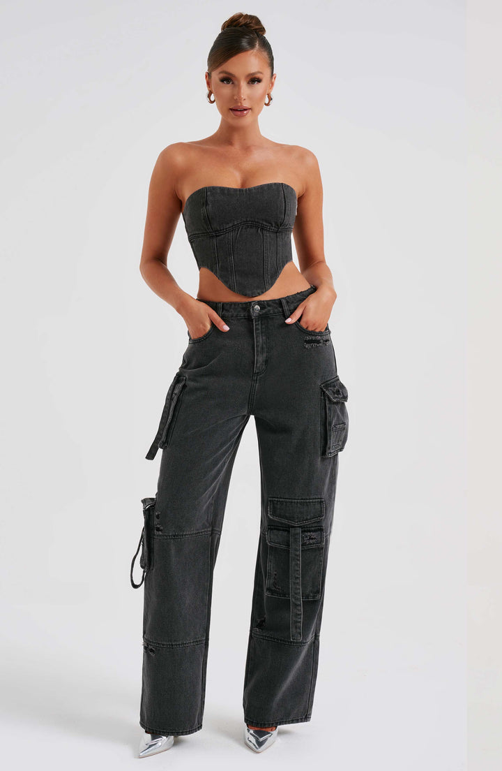 Denim Cargo Pure Eleganz für Damen