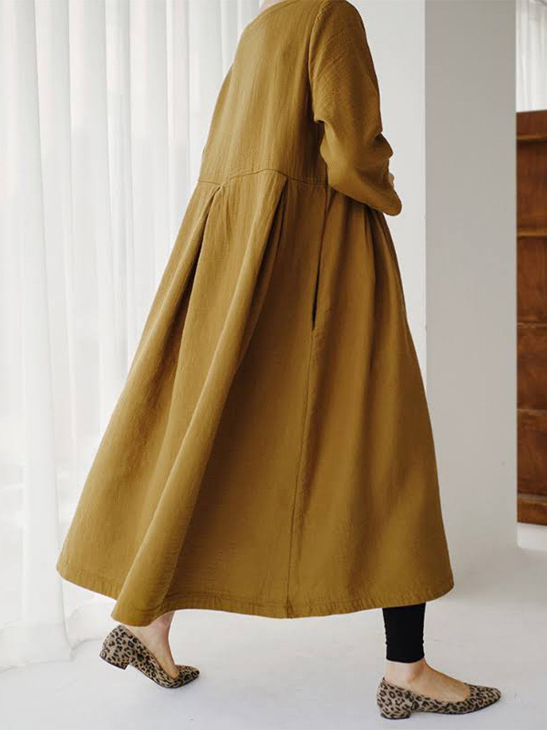 Luftiges Freizeitkleid mit Taschen