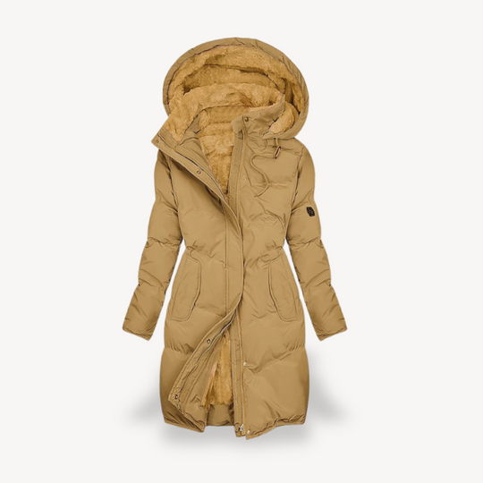 Heidi-Mode | Fleece Gefütterte Pufferjacke für Damen