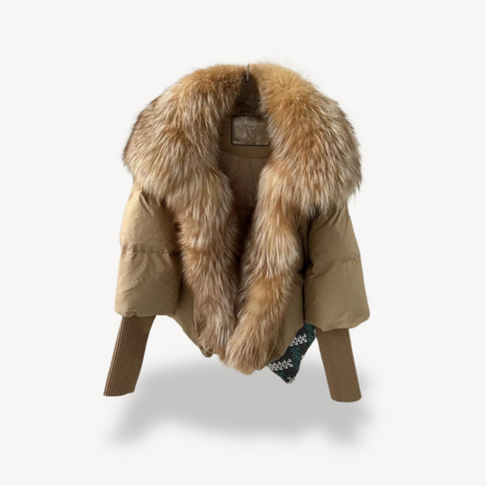 Heidi-Mode | Damen Kunstpelz Pufferjacke