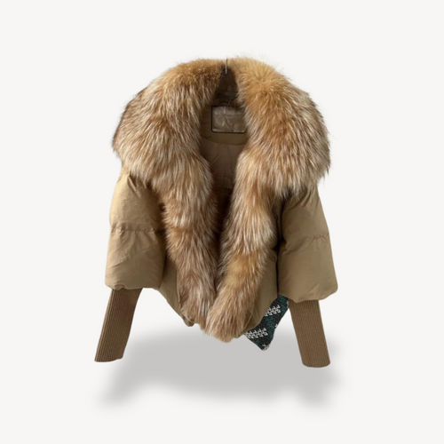 Heidi-Mode | Damen Kunstpelz Pufferjacke