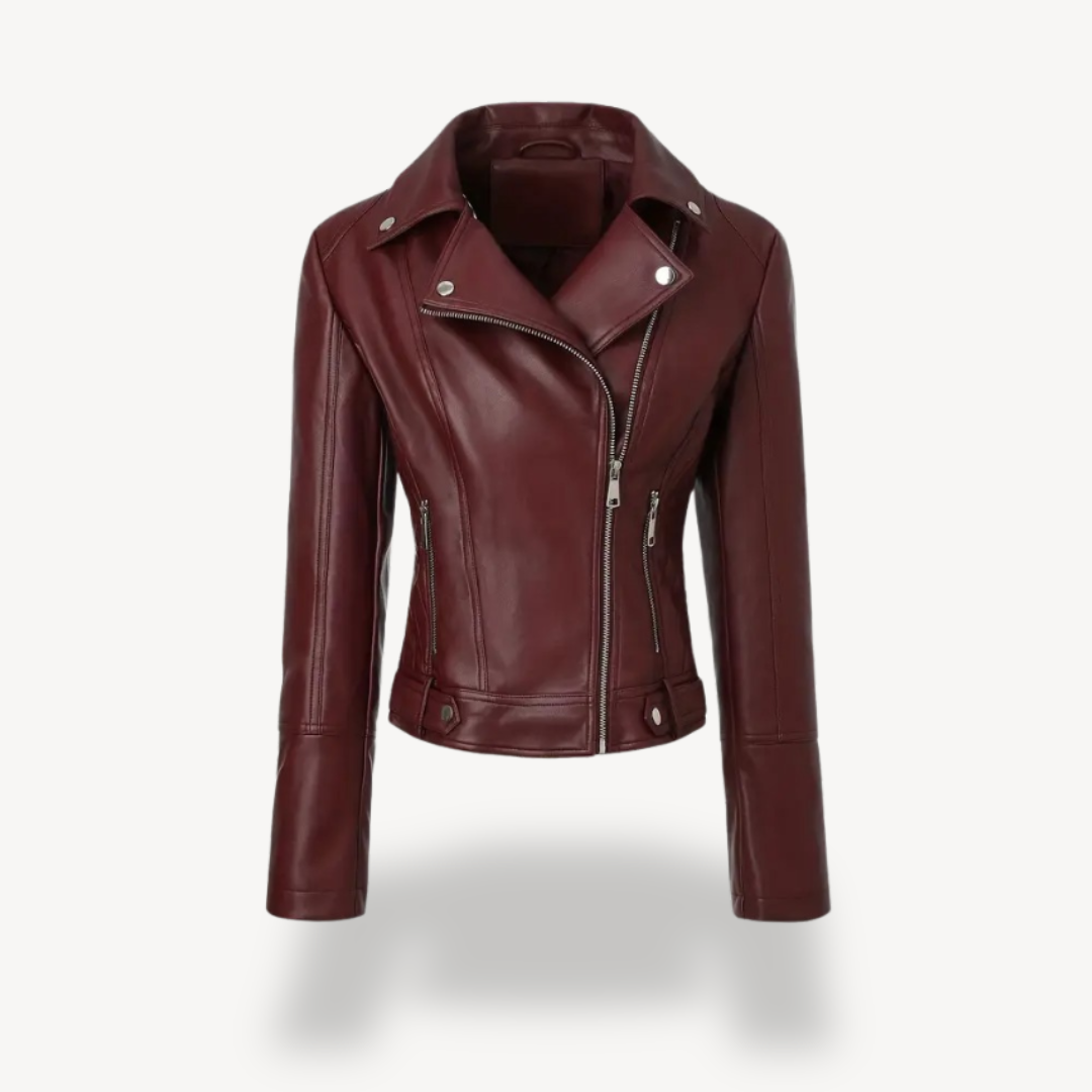 Heidi-Mode | Fake-Leder Bikerjacke für Frauen