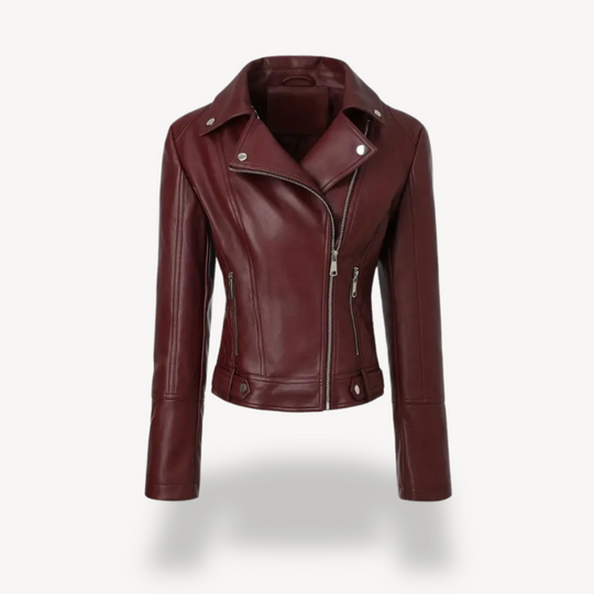 Heidi-Mode | Fake-Leder Bikerjacke für Frauen