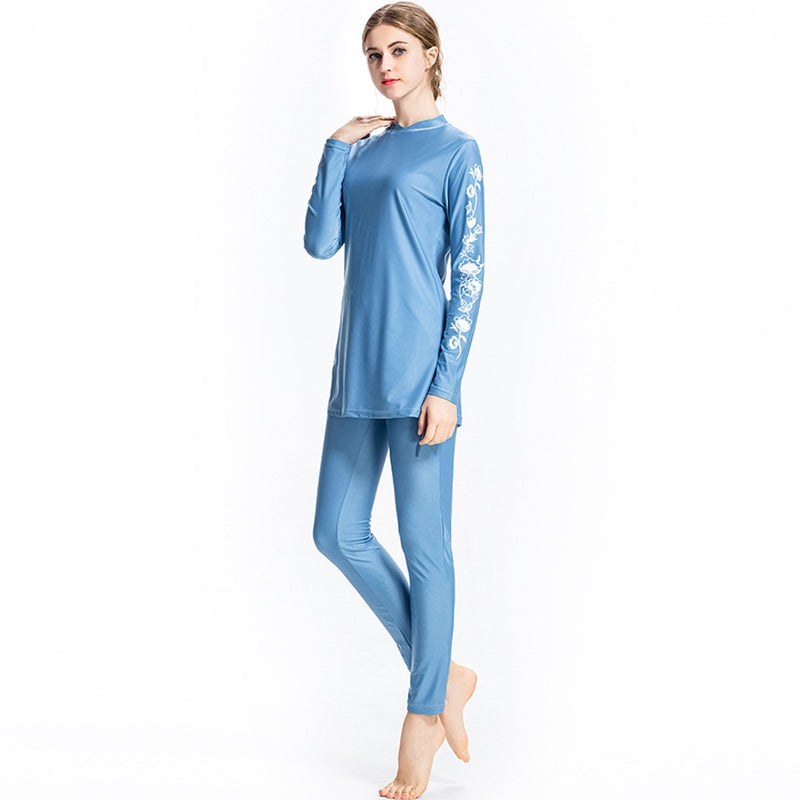 Heidi-Mode | 3 Stück Set Burkini Muslima Frauen Badebekleidung Badeanzug