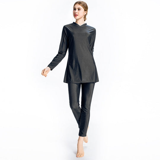 Heidi-Mode | 3 Stück Set Burkini Muslima Frauen Badebekleidung Badeanzug