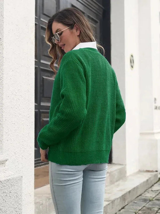 Heidi-Mode | Lockere Strickjacke Pullover