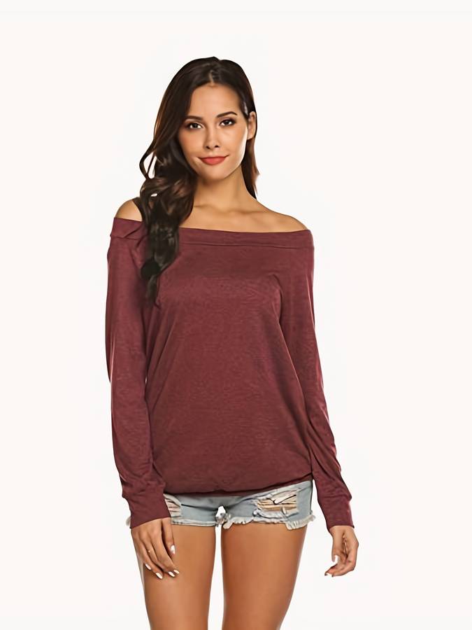 Heidi-Mode | Dünner Pullover mit Einem Schulter