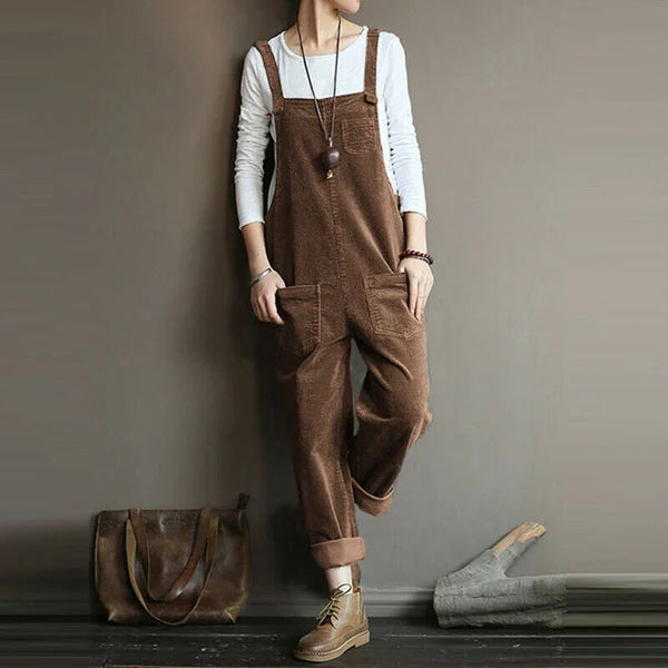 Heidi-Mode - Lässiger Cord-Jumpsuit
