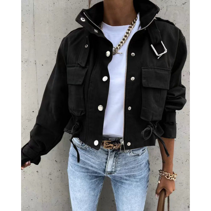 Elegante Jacke mit Stehkragen für Damen