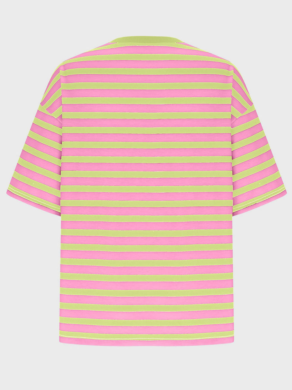 Heidi-Mode | Gestreiftes Rundhals-Halbarm-T-Shirt