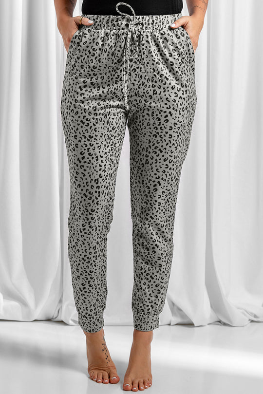 Breezy Leopard Jogginghose