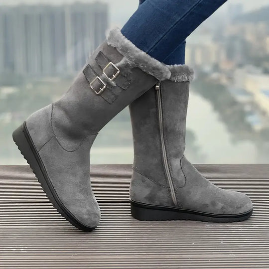 Heidi-Mode | Stilvolle und Bequeme Wanderschuhe mit Futter aus Kunstfell