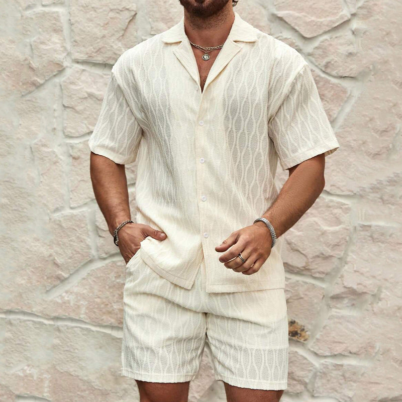 Heidi-Mode | Set Herren Sommer mit Hemd und Shorts