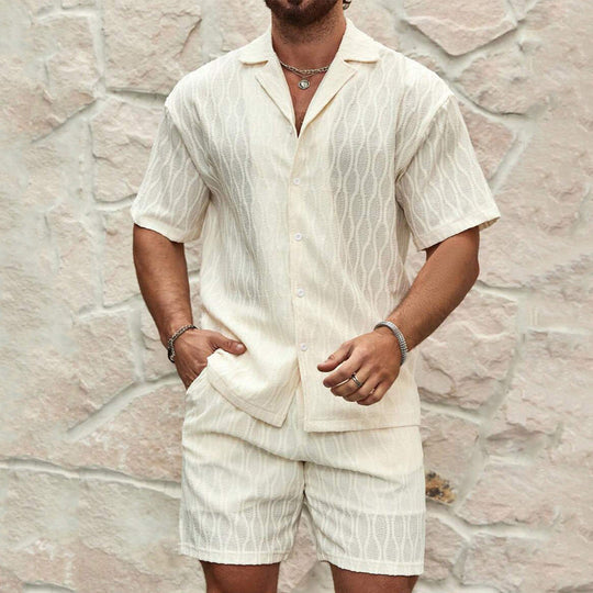 Heidi-Mode | Set Herren Sommer mit Hemd und Shorts