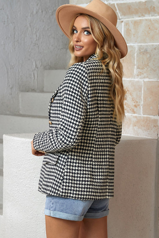 Heidi-Mode | Karomuster Doppelreihiger Blazer