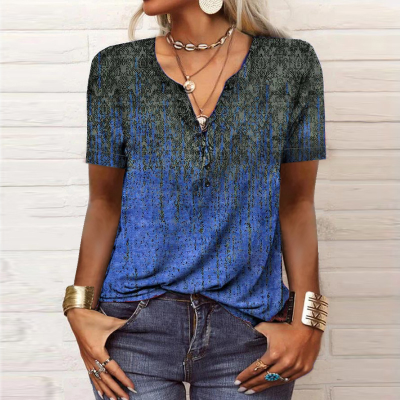 Heidi-Mode | Bedruckte Sommerbluse