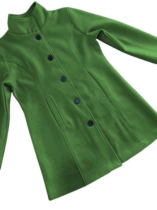 Heidi-Mode | Lange Jacke mit Knopfverschluss Eleganter Schutz