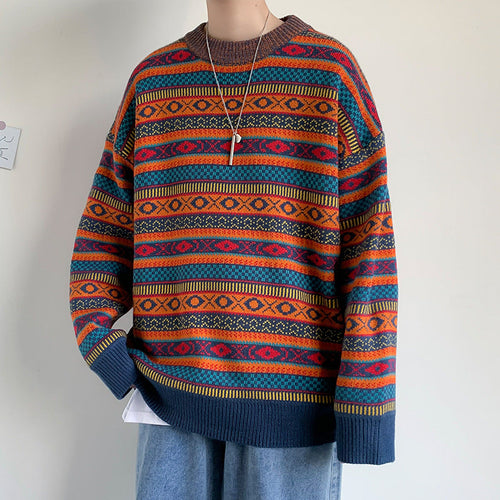 Heidi - Orangefarbener Pullover