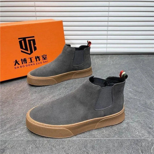 Heidi-Mode | Chelsea Boots Herren aus Samt – Eleganter und lässiger Stil