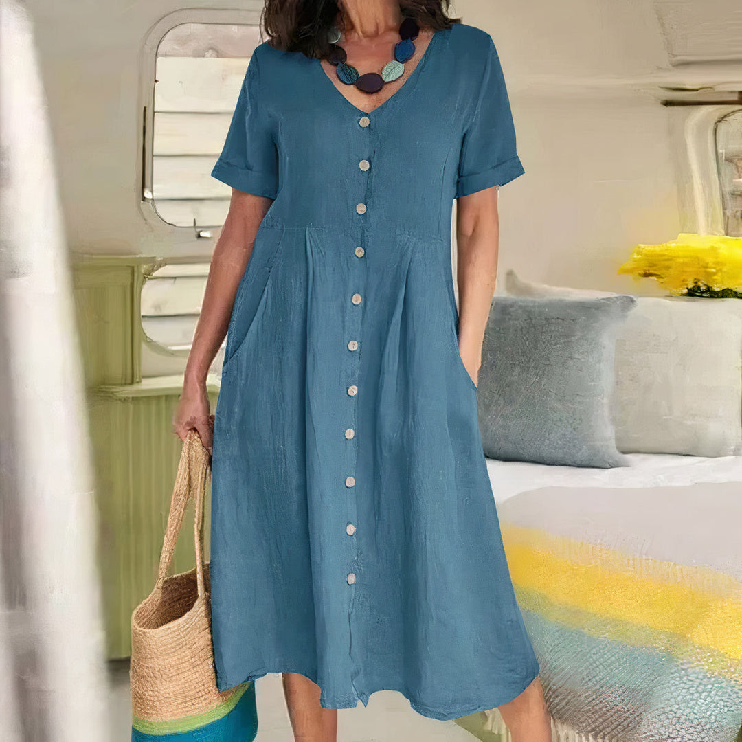 Baumwoll-Kleid - Ester