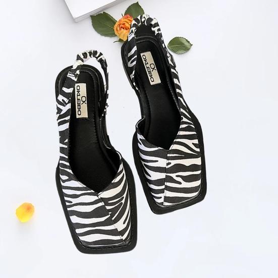 Heidi-Mode | Nose Flats Pu Fashion Sandalen