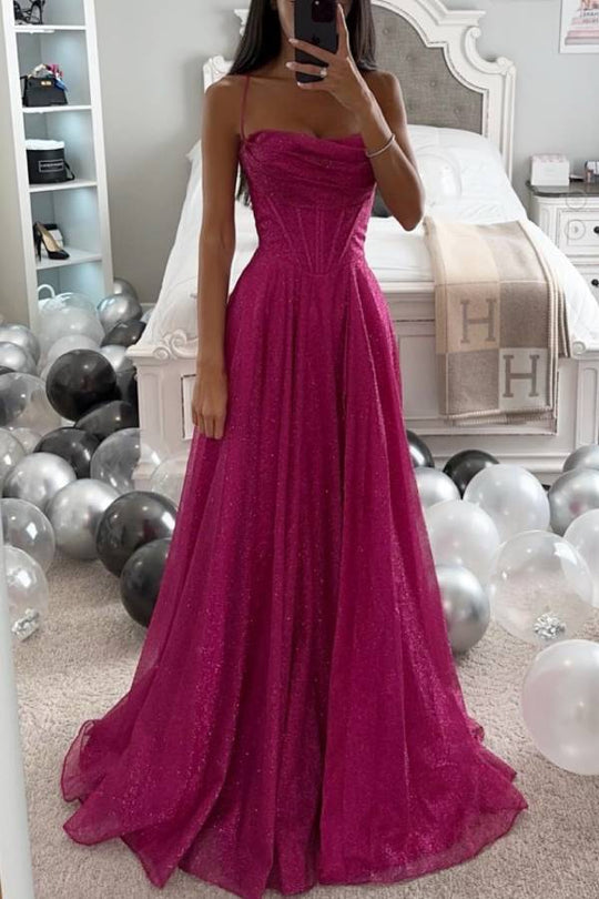 Heidi-Mode | Glitter Ballkleid mit Schnürung