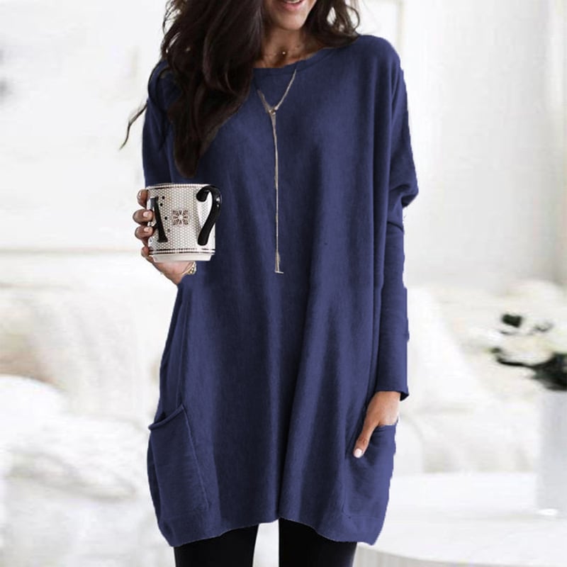 Heidi-Mode | Trendy Zak Met Lange Mouwen