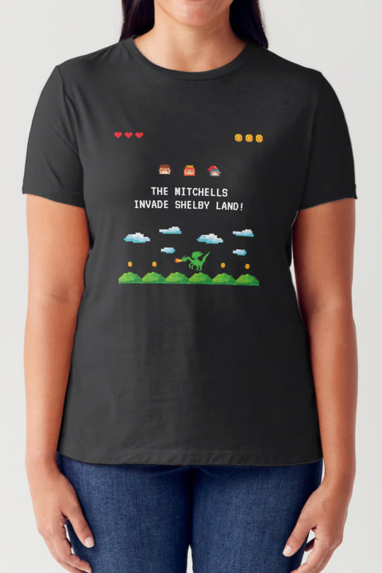 Heidi-Mode | Simply Love Full Size Pixel Game Grafik Rundhals Kurzarm T-Shirt