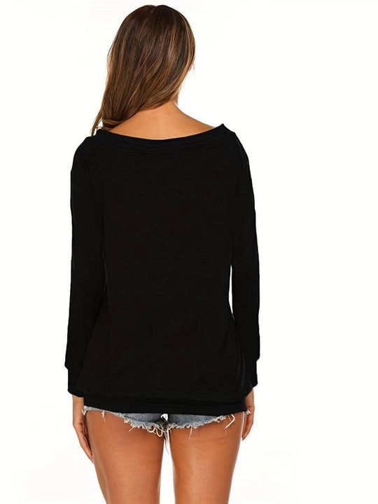 Heidi-Mode | Dünner Pullover mit Einem Schulter