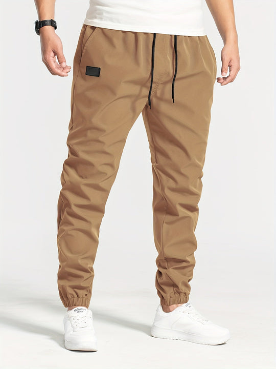 Lässige Tapered-Hose mit Kordelzug