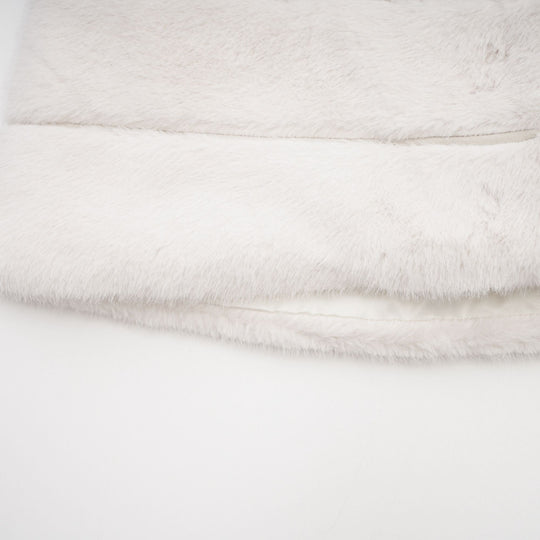 Heidi-Mode | Weiße Faux Fur Jacke & Rock Passendes Set
