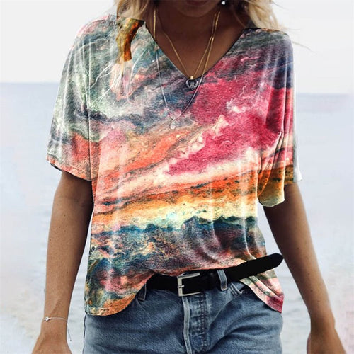 Originelles T-Shirt für Damen im Boho-Stil