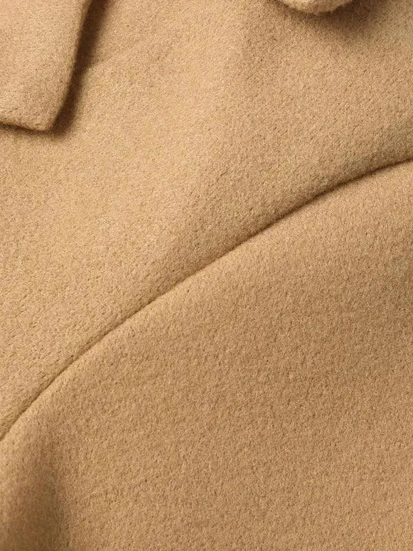 Heidi-Mode | Lässiger Gürtelter Damen Wickelmantel