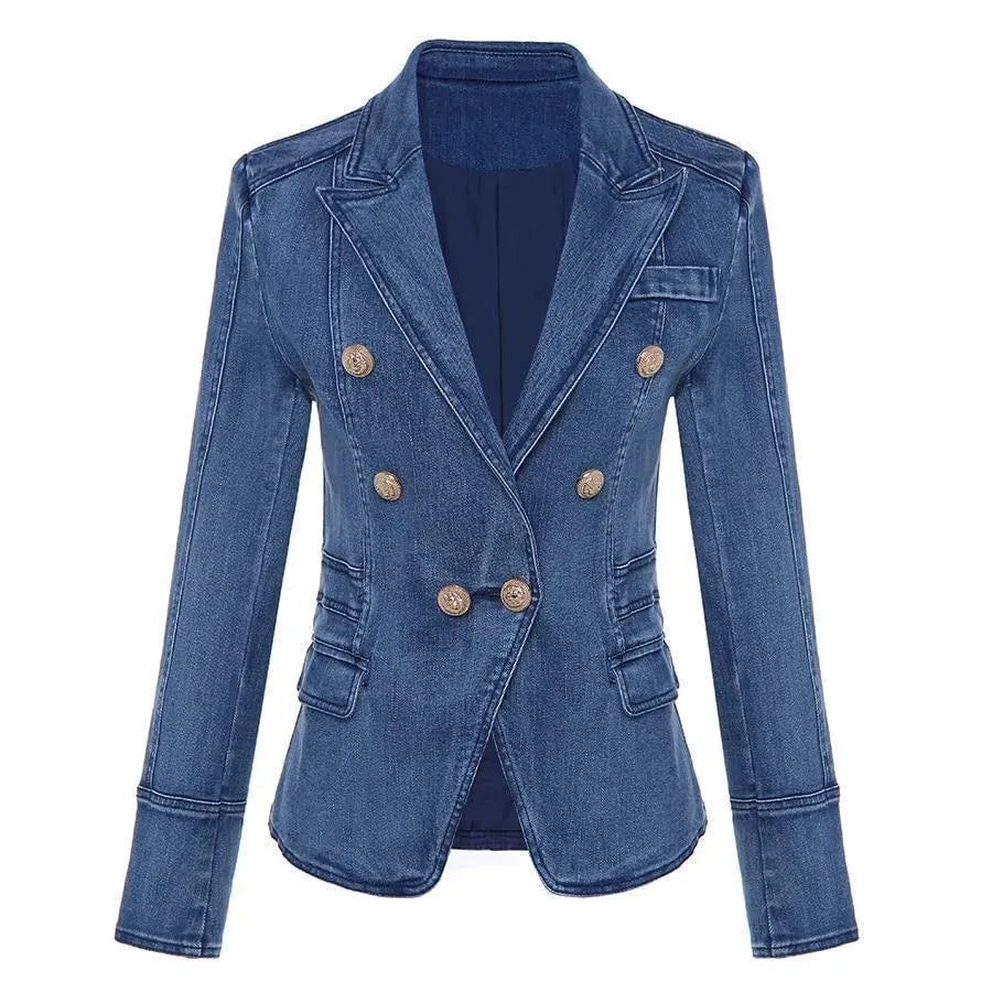 Heidi-Mode | Freizeit Denim Blazer Damen - Freizeit - Unicolor