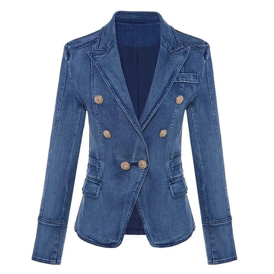 Heidi-Mode | Freizeit Denim Blazer Damen - Freizeit - Unicolor