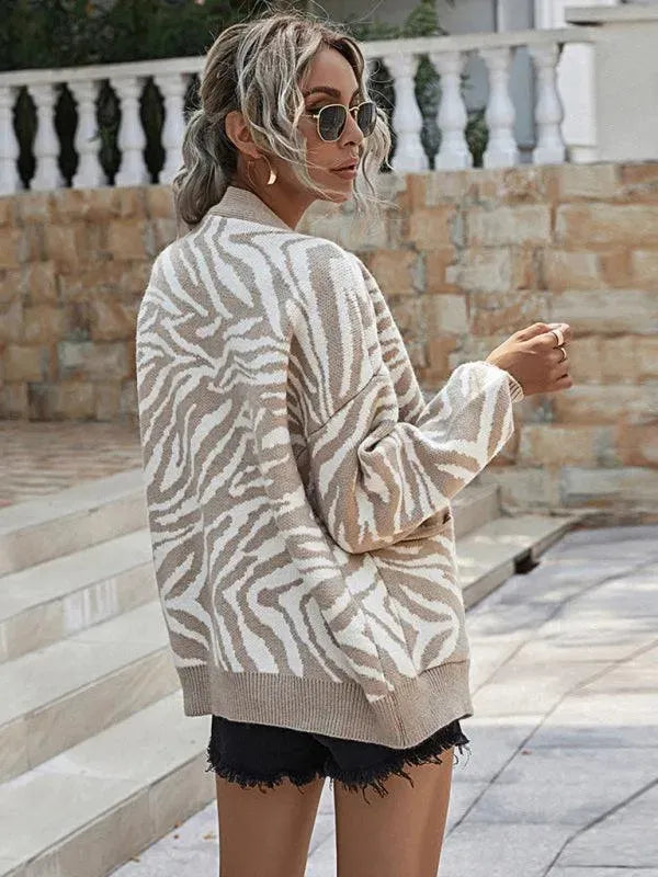 Heidi-Mode | Lockerer Strickpullover Strickjacke