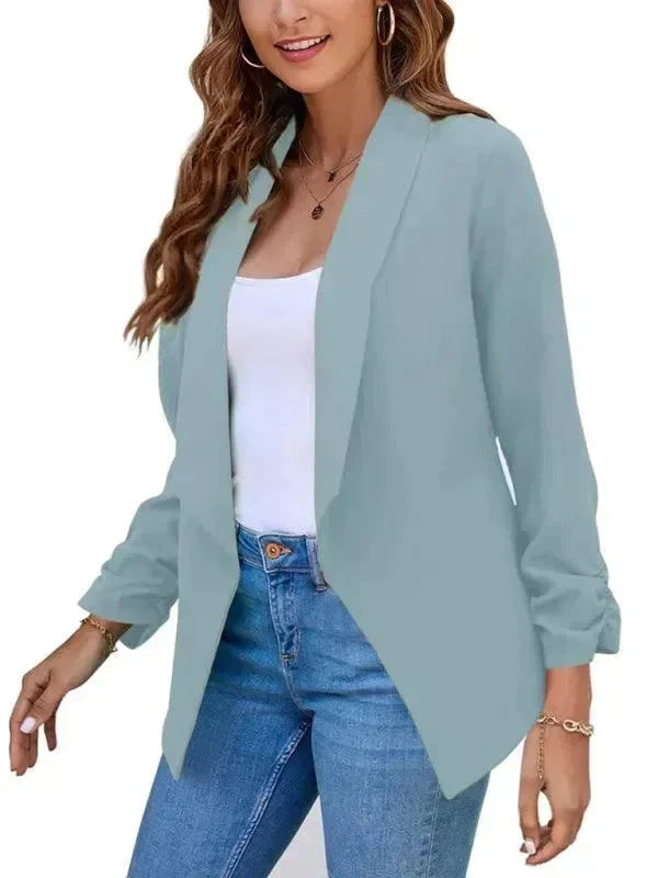 Heidi-Mode | Freizeit Slim Fit V-Ausschnitt Damen Blazer