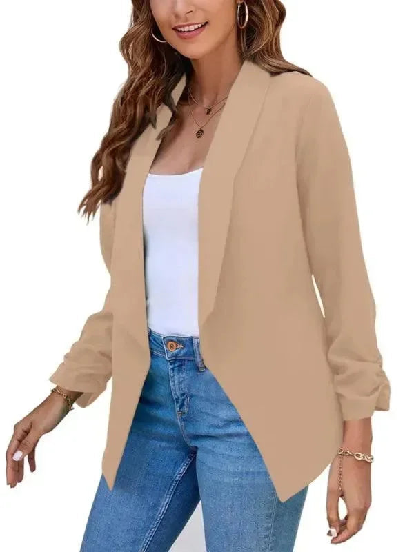 Heidi-Mode | Freizeit Slim Fit V-Ausschnitt Damen Blazer