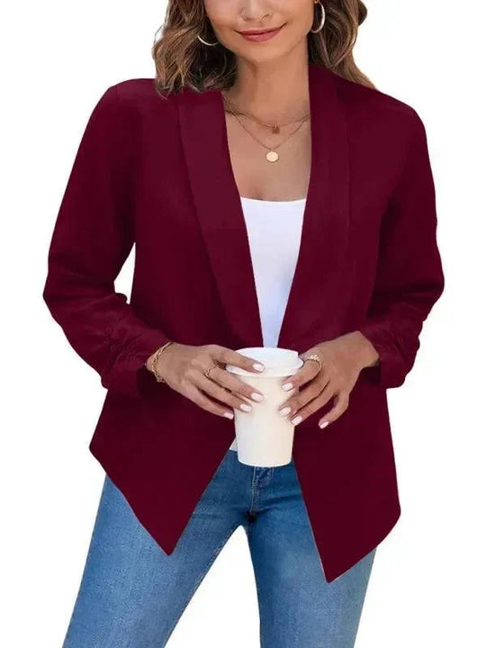 Heidi-Mode | Freizeit Slim Fit V-Ausschnitt Damen Blazer