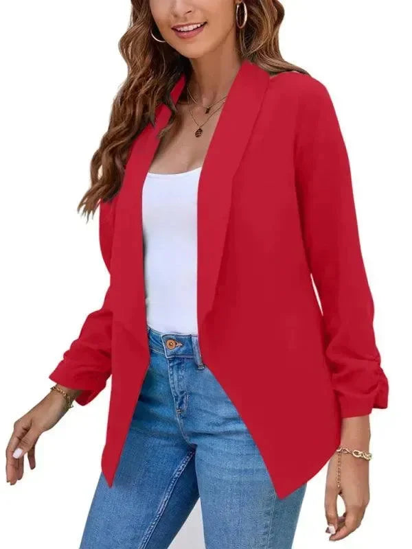 Heidi-Mode | Freizeit Slim Fit V-Ausschnitt Damen Blazer