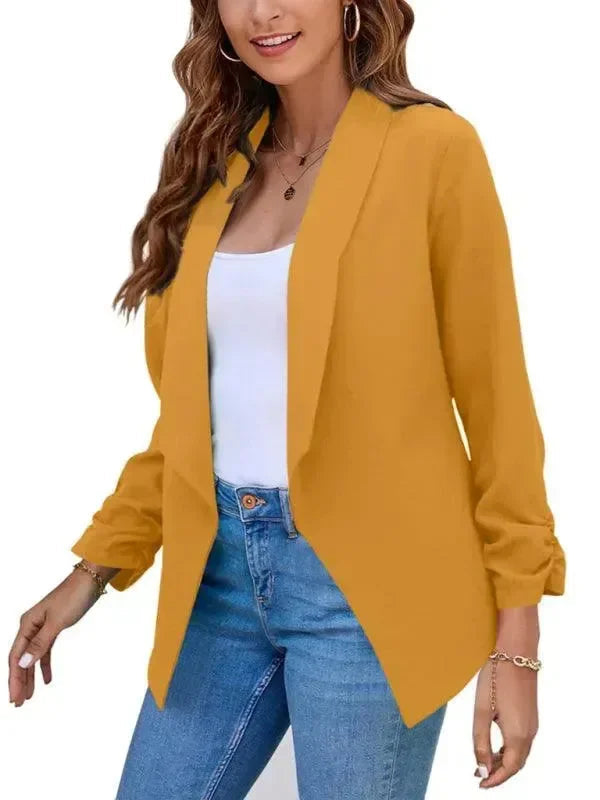 Heidi-Mode | Freizeit Slim Fit V-Ausschnitt Damen Blazer